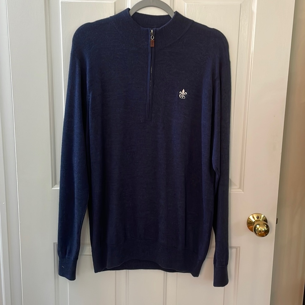 Turtleson Merino Wool 1/4 zip sweater
